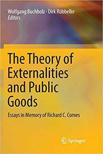 【预订】the theory of externalities and public