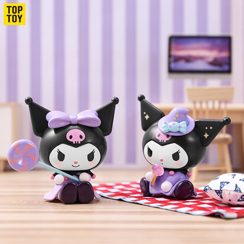 TOP TOY三丽鸥家族系列潮玩盲盒手办大耳狗库洛米盲盒摆件 生日礼物 库洛米不给糖就捣蛋系列怎么看?