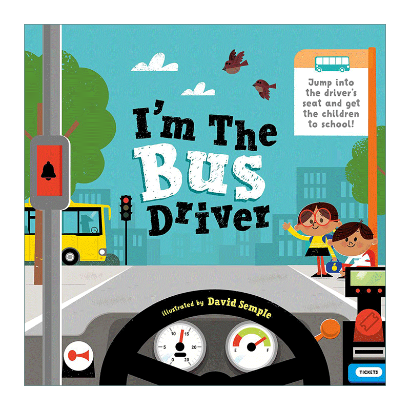 英文原版 im the bus driver 牛津精品认知绘本 我是公交车司机 英文