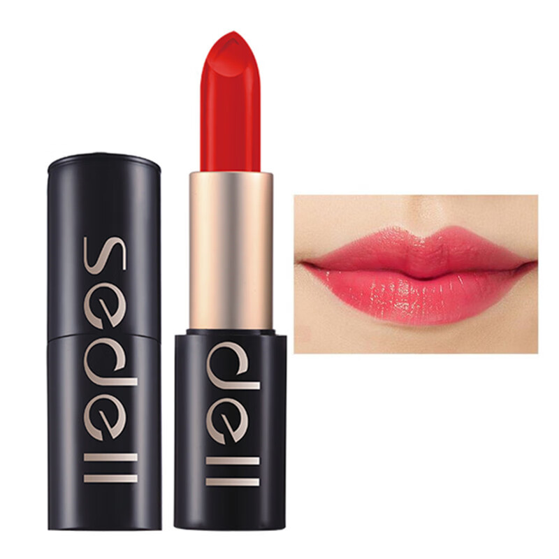 诗黛尔(sedell)胡萝卜素果冻变色口红7866a滋润保湿持久不沾杯掉色温