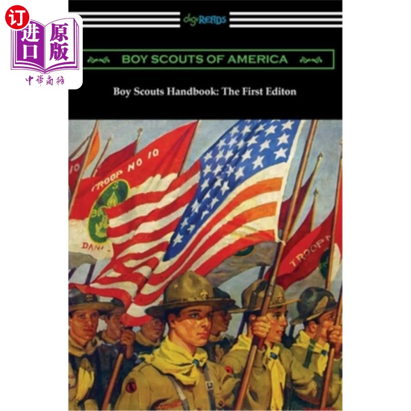 海外直订boy scouts handbook: the first edition 童子军手册:第1版