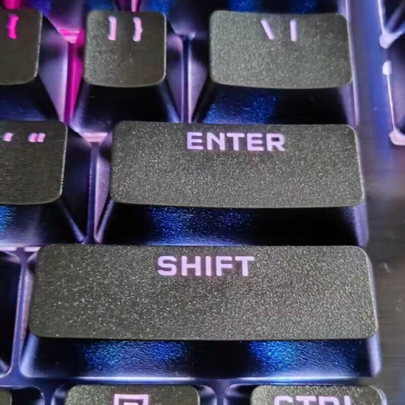 原装全新美商海盗船K70/68/k65/ RGB PRO LUX键盘键帽配件 单个售 104键 abs材质 黑色 无 否 官方标配