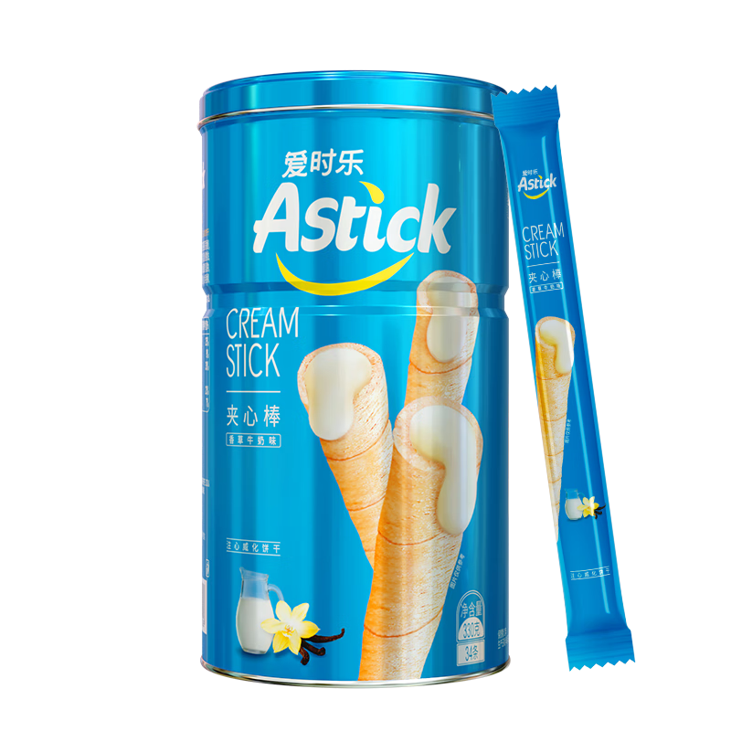 爱时乐香草牛奶味夹心棒价格走势与历史评测|饼干膨化历史价格查询网站