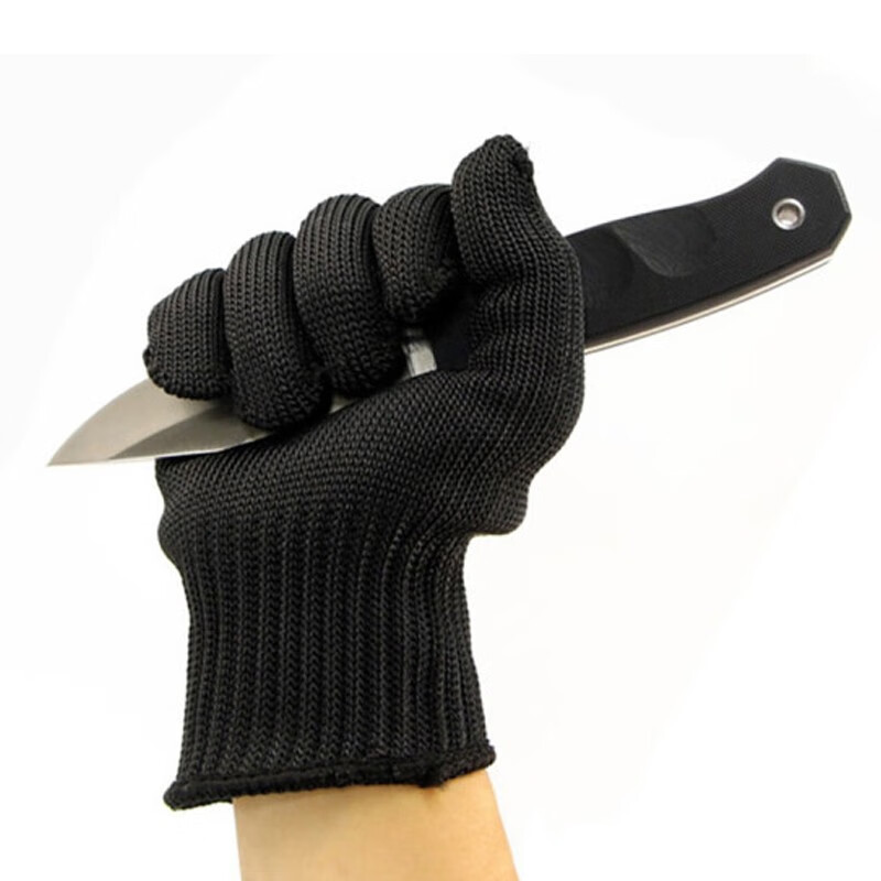 雪峰狐防割防刺手套 户外手套防割  5级防割耐磨劳保防护手套 一双