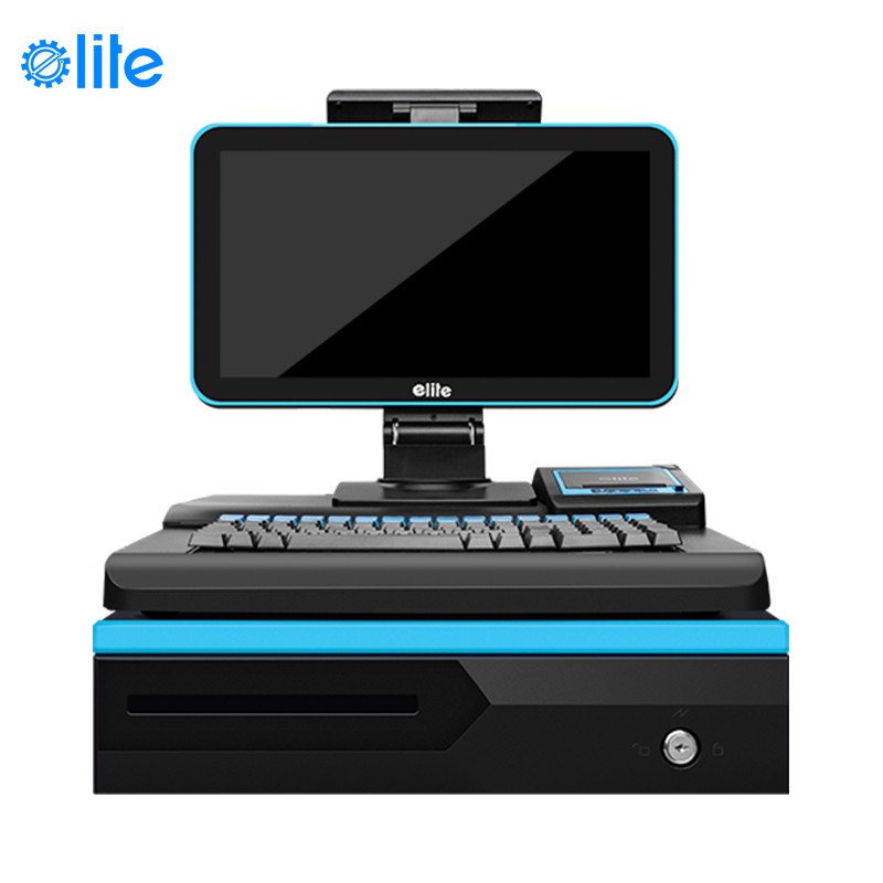 亿利达收银机一体机 收款机 零售超市文具服装便利店收银机 豪华款