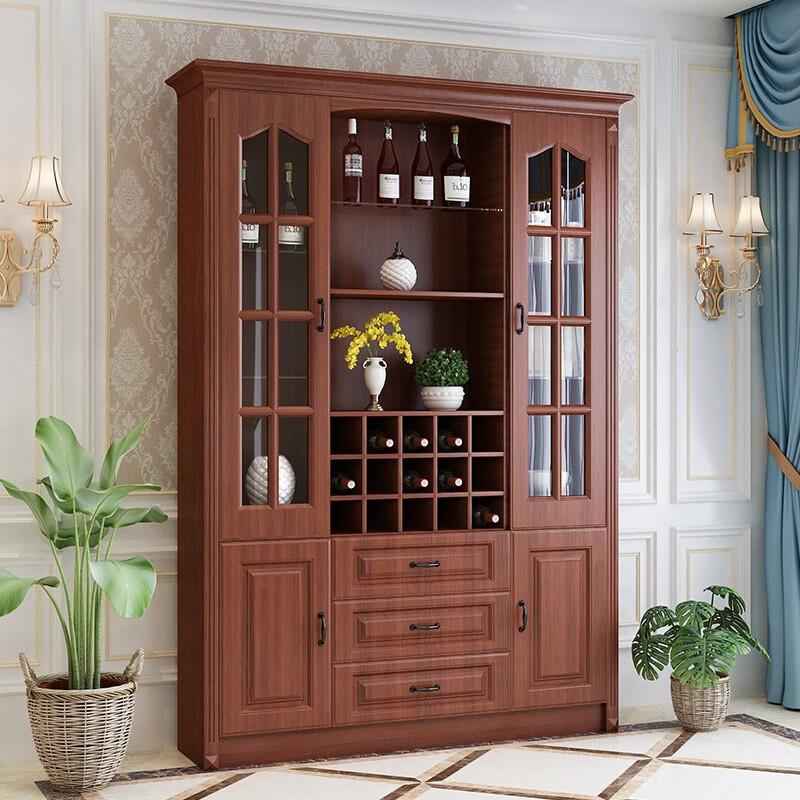 慕澜(mulan) 酒柜玄关柜客厅餐边柜隔断柜厨房储物柜装饰柜现代中式