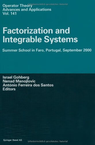 预订 factorization and integrable systems