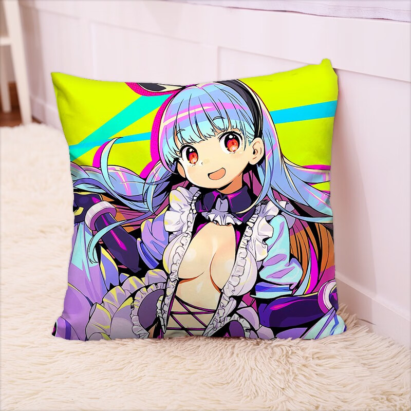 米囹多娜多娜一起做坏事周边抱枕头dohna菊千代玩偶公仔摆件靠垫 14