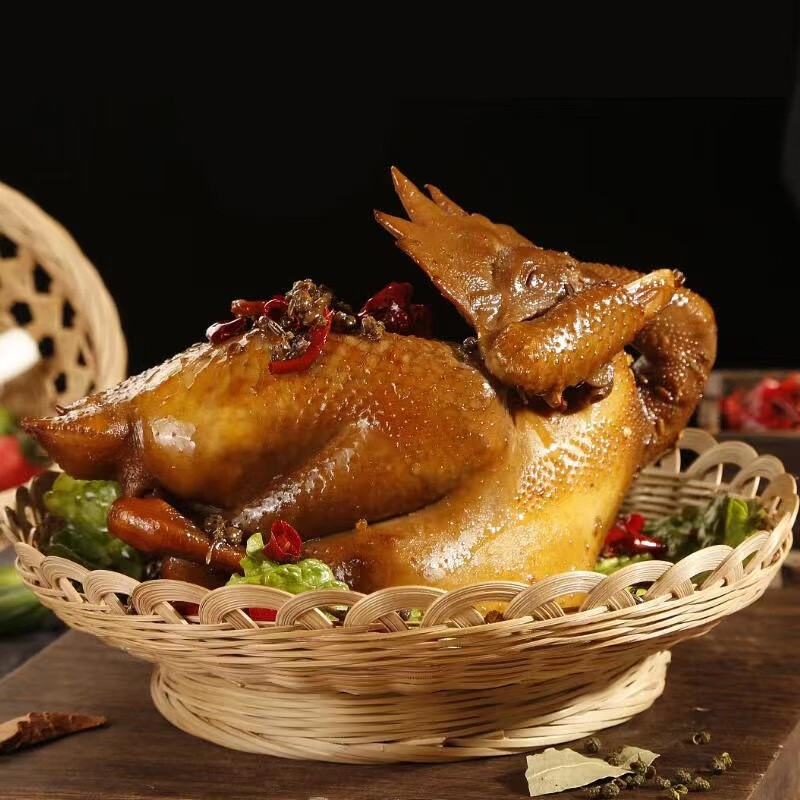 李子坝梁山鸡椒麻鸡重庆网红地标零食四川麻辣特产香辣零食宵夜美食