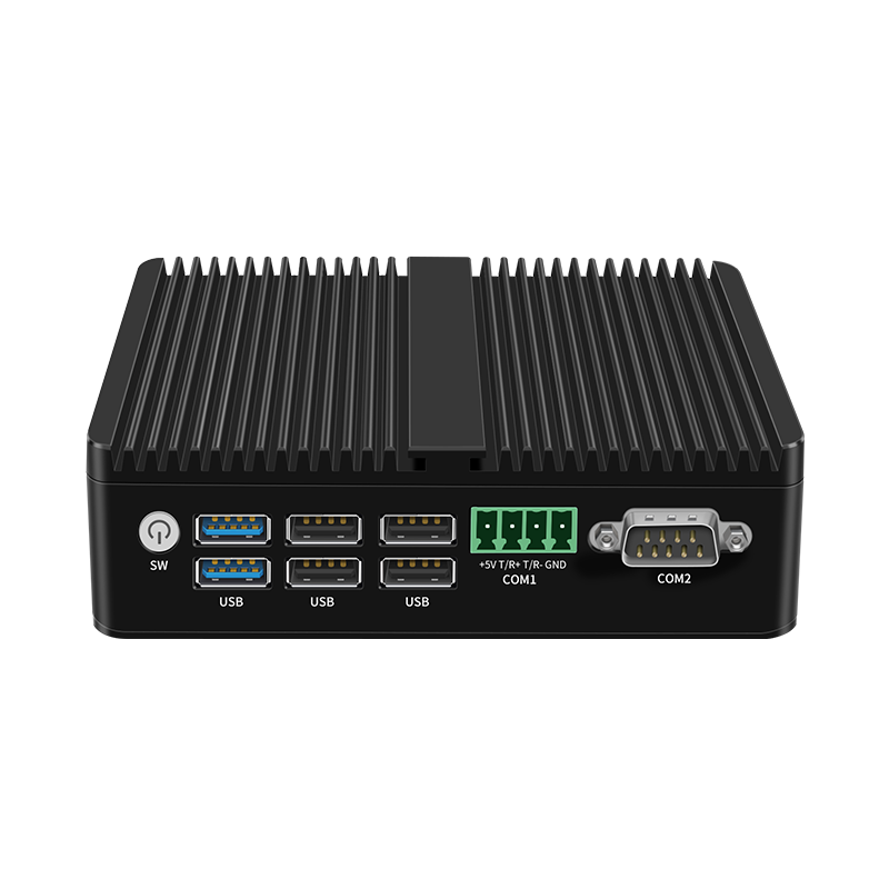 倍控N100 J6412迷你主機四網(wǎng)口 DDR4多網(wǎng)卡軟路由工控機n150 嵌入式電腦 微型計算機 linux服務(wù)器 G30四網(wǎng)單RJ45串J6413DDR4 M.2 16G內存256G固態(tài)