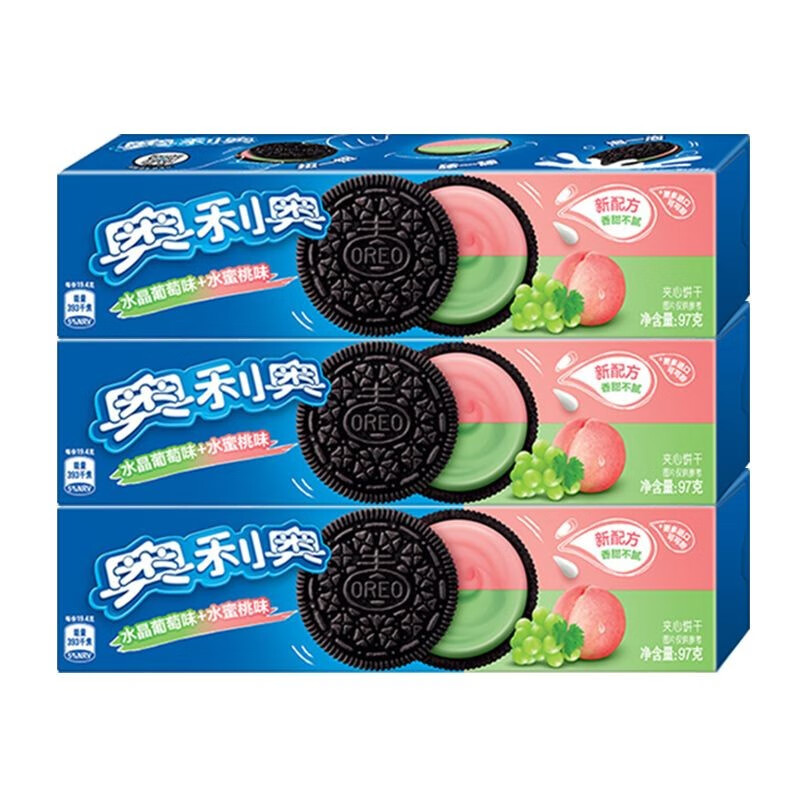 奥利奥(oreo)奥利奥夹心饼干巧克力原味饼干巧轻脆夹心饼干冰淇淋盒