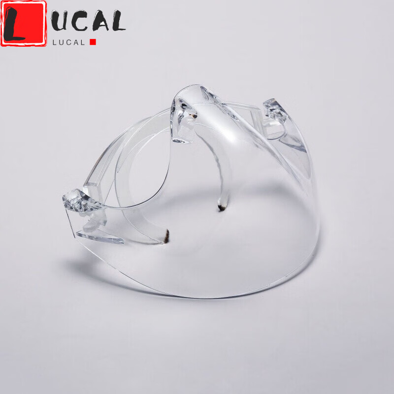 lucaly透明口罩明星郭富城抖音胡杏儿同款透明口鼻罩餐饮全透明口罩