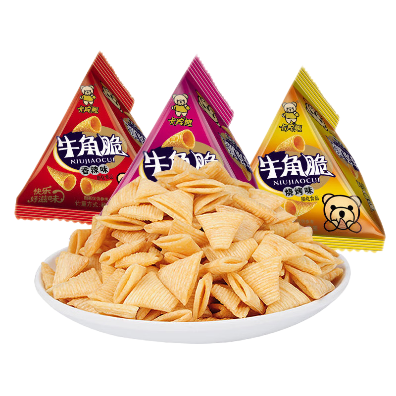 卡宾熊牛角脆：口感酥脆，价格历史走势分析与销量趋势|京东休闲零食最低价查询平台