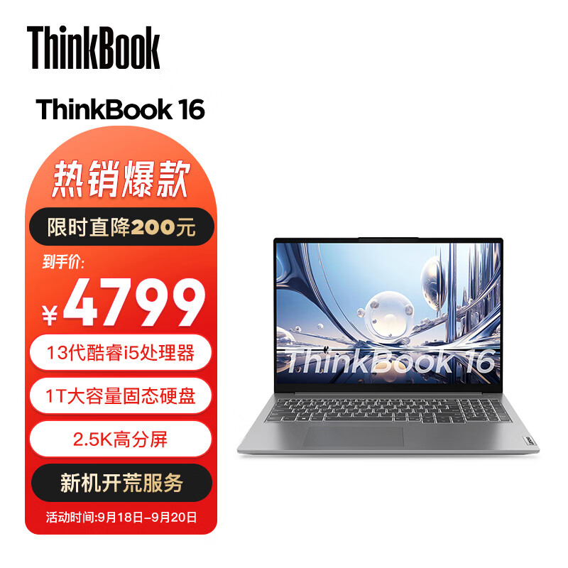 ThinkPad联想ThinkBook 16 2023 英特尔酷睿i5 轻薄笔记本电脑(13代标压i5-13500H 16G 1T 16:10 2.5K高分屏)属于什么档次？