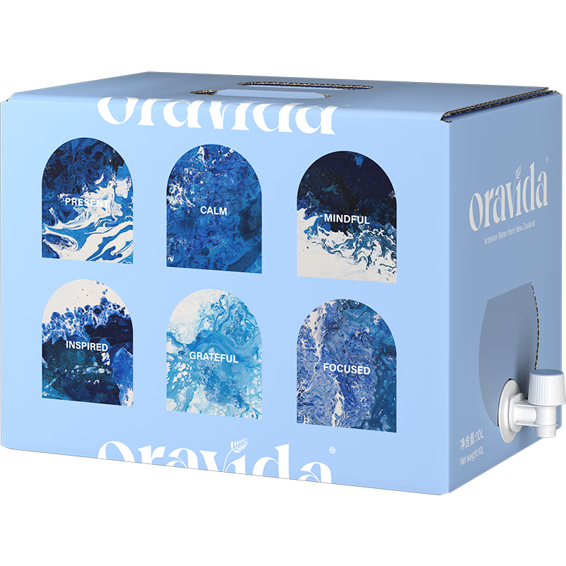 ��ά�֣�ORAVIDA����Ȼ��Ȫˮ10L ��װ ��ͥ�칫�һ�������¶Ӫ��������������ˮ 66.4Ԫ