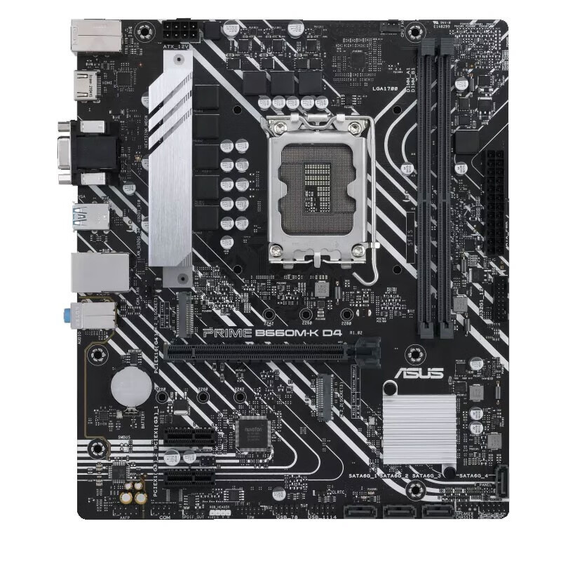 华硕(asus) 12代主板b660 ddr4 台式机电脑lga1700针脚接口 游戏电竞