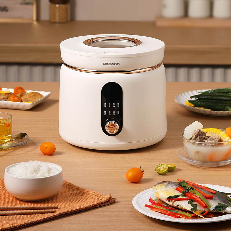 大宇(daewoo)电饭煲家用多功能小型宿舍电饭锅迷你可视天窗低糖饭