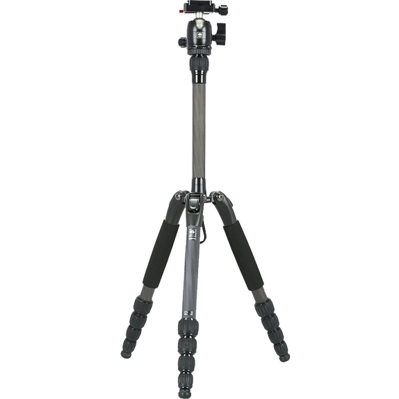 思銳（SIRUI）三腳架 T-025SK+B-00K 碳纖維反折單反相機手機三腳架 便攜迷你微單通用 黑色