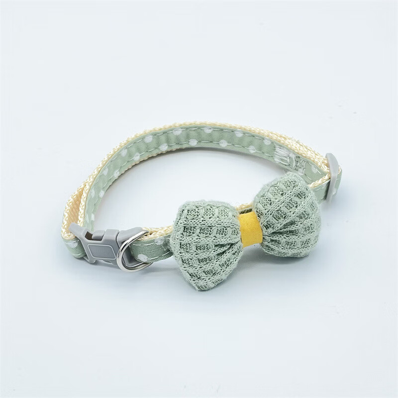 嬉皮狗(hipidog)猫咪项圈卡通蝴蝶结可调节卡扣成猫脖圈猫咪项链饰品