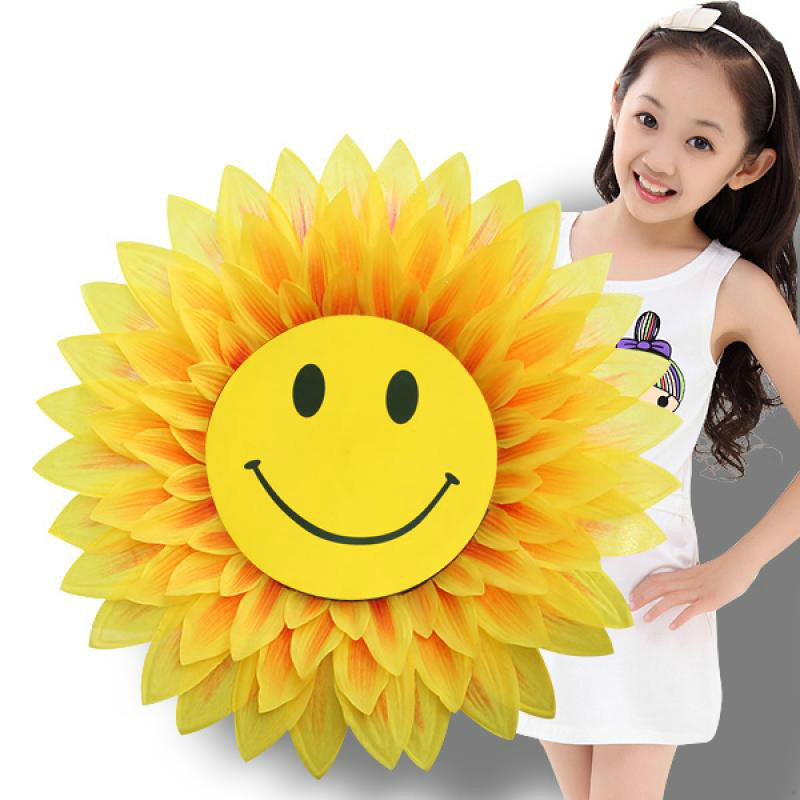 向日葵道具舞蹈演出道具幼儿园表演运动会开幕式入场太阳花 字体定制