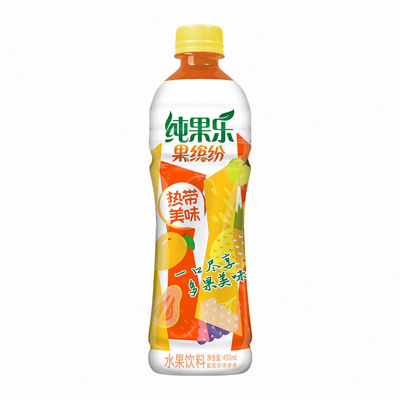 tropicana 纯果乐 果缤纷 热带美味 果汁饮料整箱 450ml*15瓶