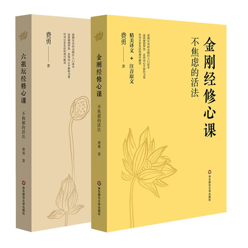 金刚经修心课：不焦虑的活法 套装共2册