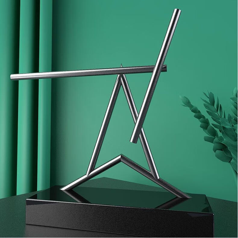 亚柏隆创意家居反重力牛顿摆钢铁侠混沌摆永动摆件乔迁商务送礼品神器