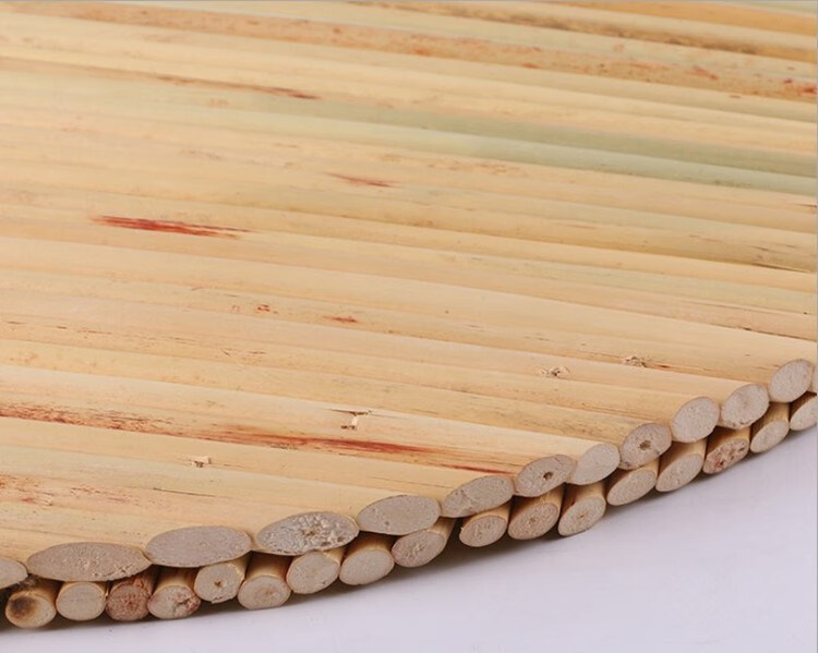 农家天然双层杆锅拍加厚手工高粱帘饺子圆形锅盖 包边高粱杆33cm(1个)