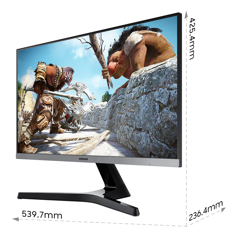 三星（SAMSUNG）23.8英寸 爱眼不闪屏滤蓝光 可壁挂 FreeSync 液晶电脑显示器 三星S24R352F（HDMI接口）