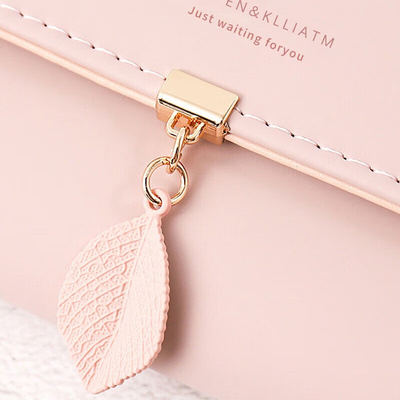 CUADEN KLLIATM手拿包钱包女多卡位票夹女士钱夹长款零钱包女生日礼物送女友老婆 【粉红色】 2025高级感女生包实用走心送老婆妈妈长辈