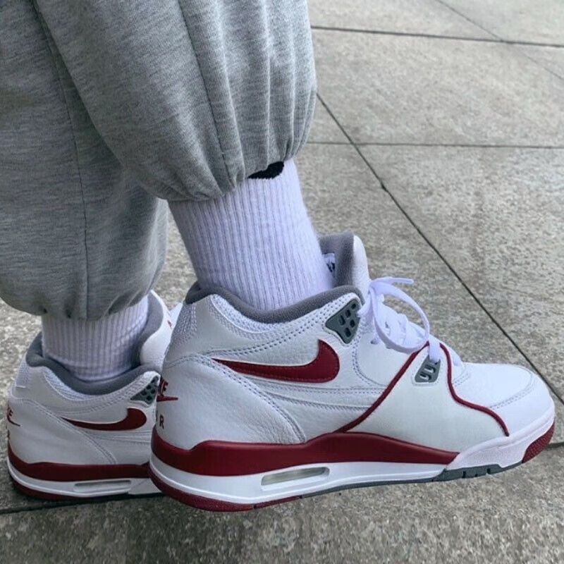 nike耐克男鞋春季新款air flight 89缓震气垫鞋aj4兄弟款运动休闲鞋