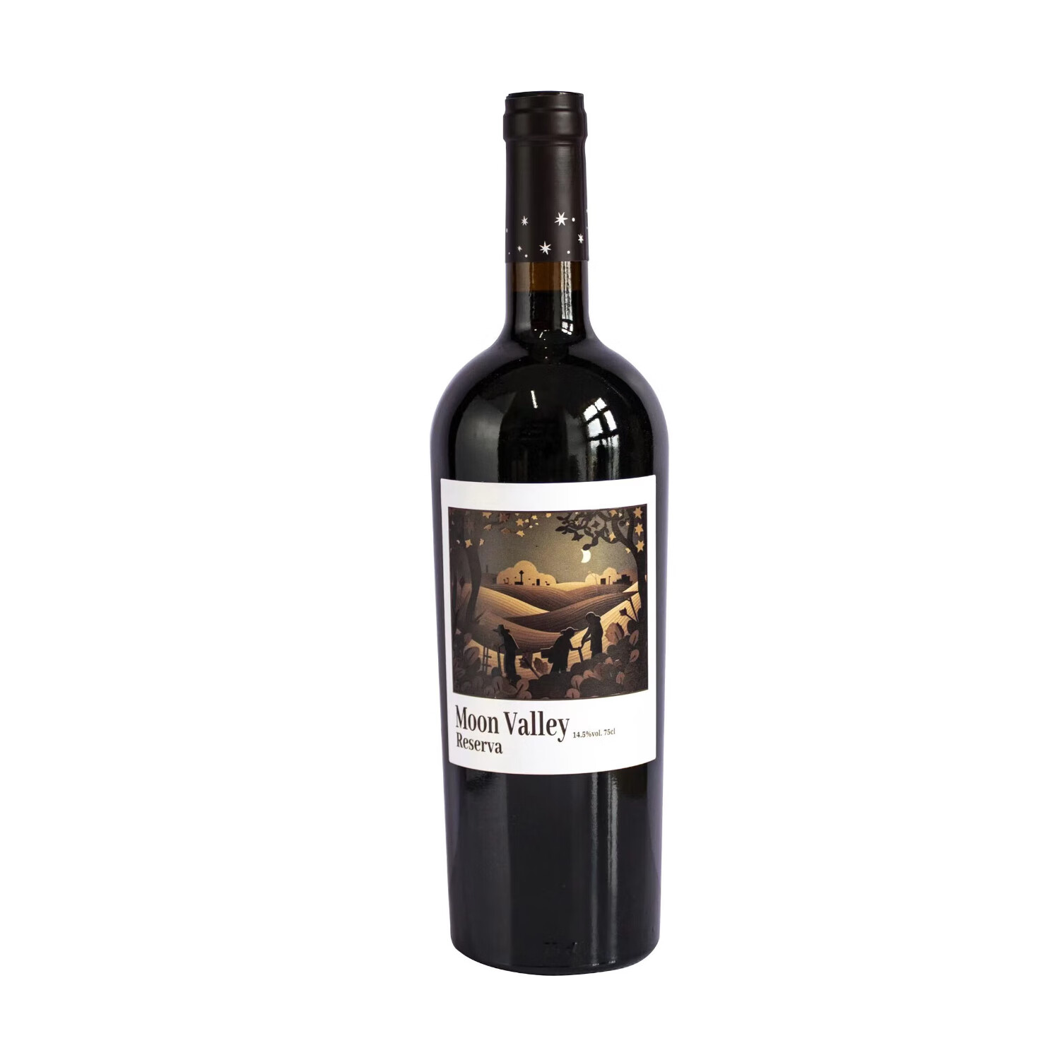 叶嬅爱酒智利优质干红原瓶原装进口月亮谷珍藏干红葡萄酒14.5度 1瓶（750ml）