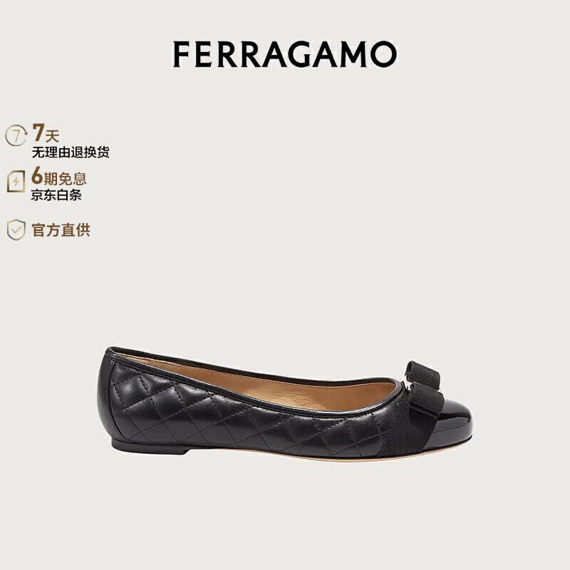 菲拉格慕（Ferragamo）女士VARA平底鞋 0672100_1D _ 75（礼物送女友）礼盒怎么看?