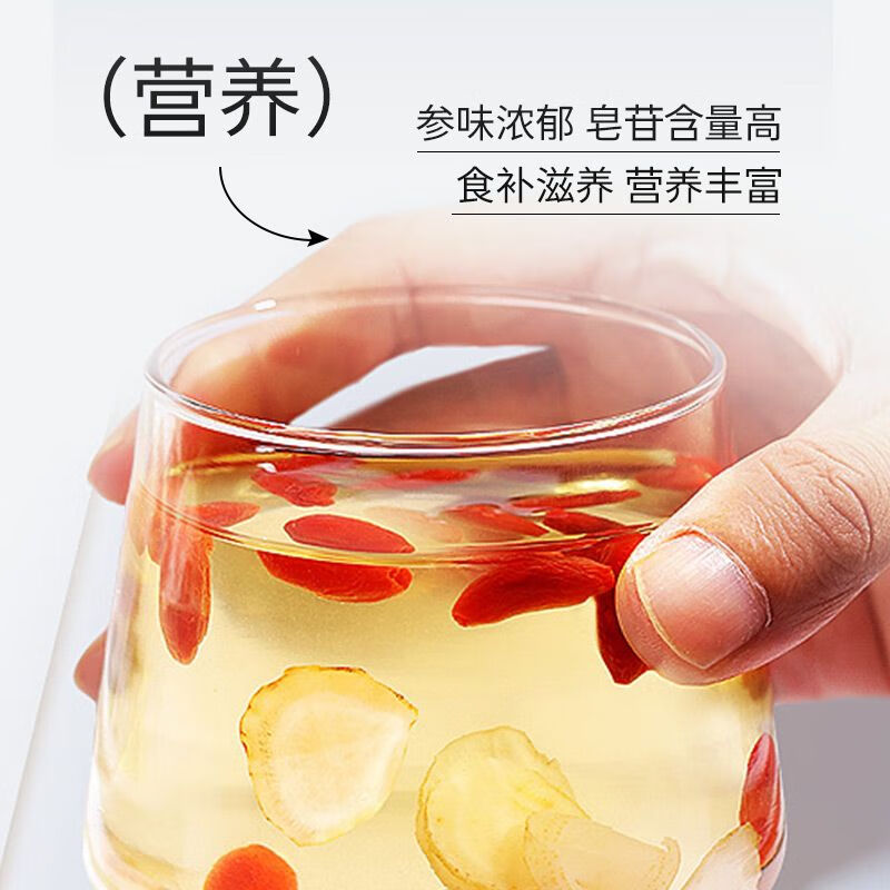 張?zhí)汀竞谏瞧谖濉炕顒游餮髤?25g盒裝獨立包裝吉林長白山參片 [1盒裝]西洋參22.5g
