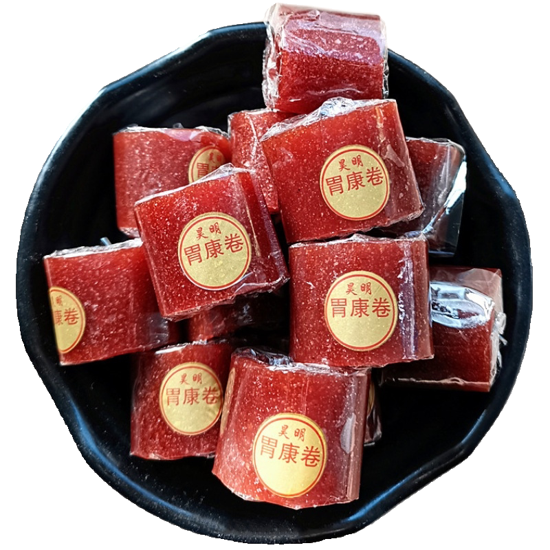 蜜叫卷果丹皮果铺消化食品蜜饯糖果糕制休闲食品散年货 卷(胃康卷)5斤