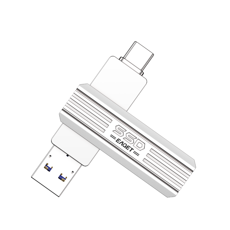 忆捷U盘评测：EAGET1TBUSB3.2Gen2Type-C双接口SU22极速固态U盘