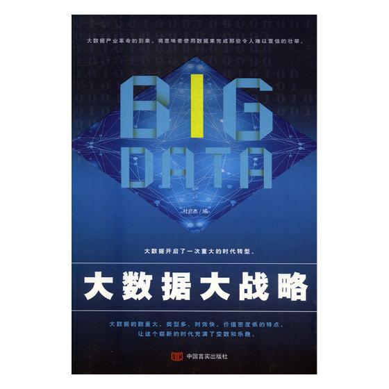 大数据大战略 计算机与互联网 杜启杰编 中国言实出版社 9787517118503