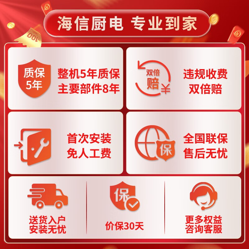 海信（Hisense）油烟机 抽油烟机 家用吸油烟机 家用侧吸油烟机19立方大吸力低噪瞬吸直排DJ905A 【旋吸速排大吸力】双腔天幕拢烟 疏油易清洁