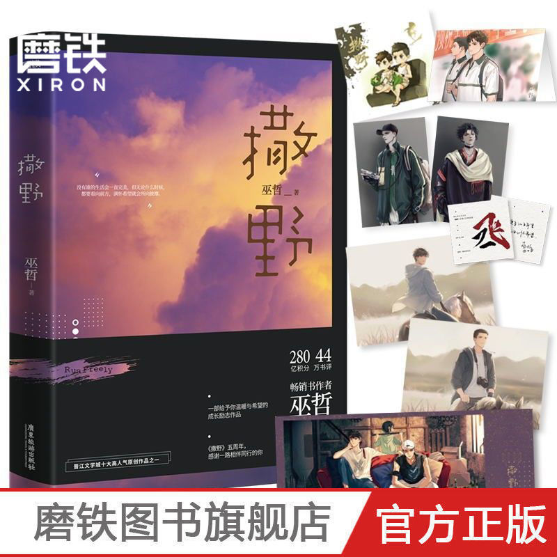 撒野1/2/3完结篇 巫哲大神级作者代表作人气青春文学 撒野1(2021新版)