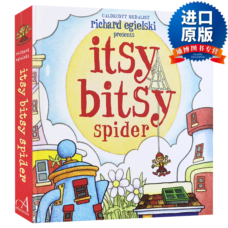 英文版 itsy bitsy spider 小小蜘蛛立体书 英文原版 进口原版书籍