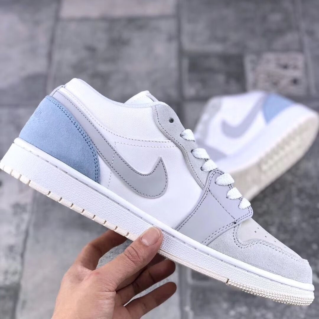 low paris小巴黎浅灰校园韩版百搭男女学生低帮板鞋 aj小巴黎 35