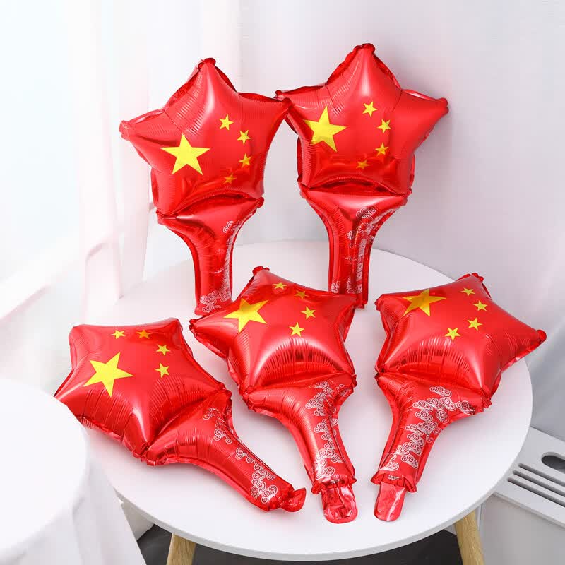 新新精艺国庆装饰气球手持棒气球商场酒店氛围场景布置20件套使用感如何?
