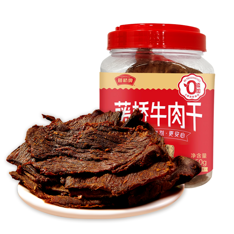 藤桥牌 湖岭牛肉干 250g 五香味