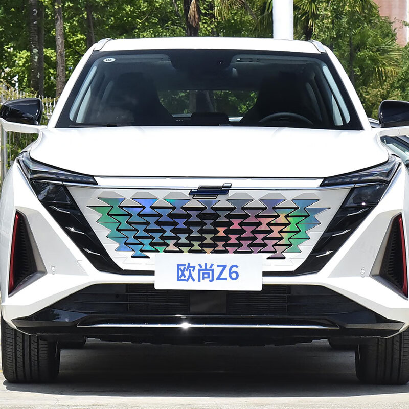 熊和他的小伙伴适用于欧尚z6中网满天星车标车身彩色装饰改装外饰保护