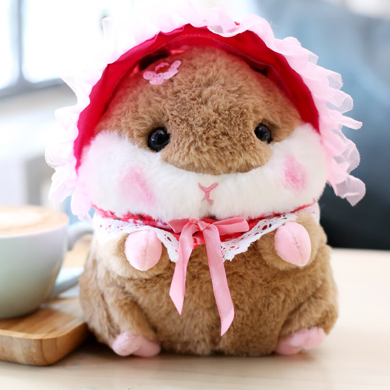 oloey可爱小仓鼠公仔老鼠毛绒玩具网红少女心萌玩偶布