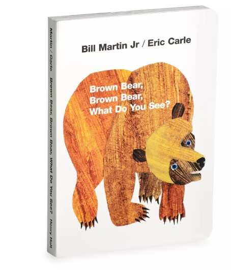 棕色的熊 英文原版 brown bear纸板书 卡尔爷爷 廖彩杏书单推荐 棕熊