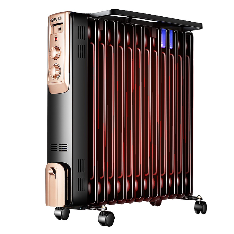 先锋（Singfun）取暖器 电暖器 电暖气片家用 13片全屋速暖电热油汀 低噪节能 烘衣加湿DYT-Z2