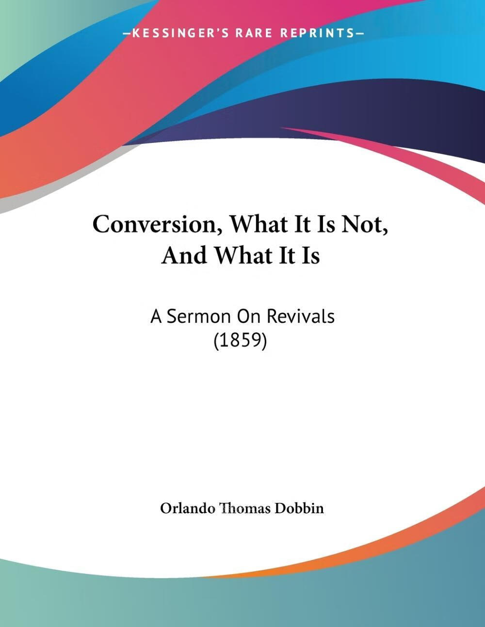 【2周达】预售 按需印刷 conversion, what it is not, and what it