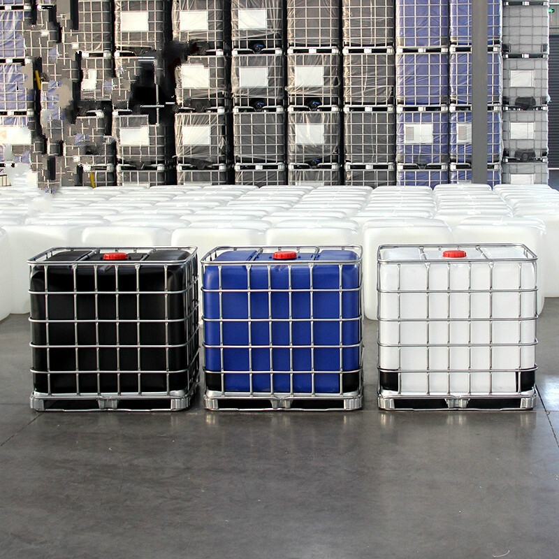 ibc吨桶集装桶水桶大号储水桶罐塑料化工方桶柴油桶1000l1吨 1000升吨