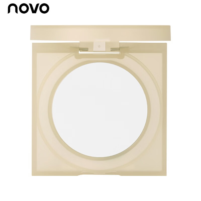 novo粉饼控油干粉散粉定妆持久不脱妆遮瑕防水防汗补妆气垫学生党 1#月光白